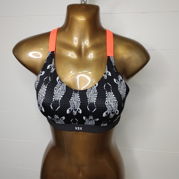 VICTORIA Secret Sports bra zebra print 32C - Picture 2 of 10